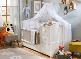 BABY COTTON Детская кровать-трансформер 2 20.24.1016.00 в Белом Яре - belyj-yar.katalogmebeli.com | фото