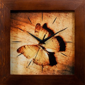 Часы настенные ДСТ-2АА28-323 БАБОЧКА в Белом Яре - belyj-yar.katalogmebeli.com | фото 4