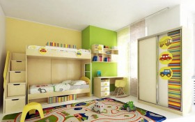 Детская комната Клаксон (Бежевый/корпус Клен) в Белом Яре - belyj-yar.katalogmebeli.com | фото 3