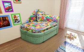 Детский диван Алиса левый в Белом Яре - belyj-yar.katalogmebeli.com | фото 2