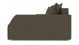 Диван угловой правый «Люксор Slim Т2» Beauty 04 велюр коричневый в Белом Яре - belyj-yar.katalogmebeli.com | фото 5