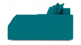 Диван угловой правый «Люксор Slim Т2» Beauty 06 велюр изумрудный в Белом Яре - belyj-yar.katalogmebeli.com | фото 5