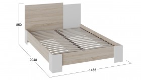 Кровать без ПМ «Сэнди» Тип 1 (без подъемного механизма) в Белом Яре - belyj-yar.katalogmebeli.com | фото 4