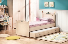 Кровать детская Балли 2-х уровневая (венге/белфорт) в Белом Яре - belyj-yar.katalogmebeli.com | фото 2
