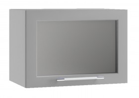 Гарда ПГС 500 шкаф верхний горизонтальный со стеклом Белый в Белом Яре - belyj-yar.katalogmebeli.com | фото