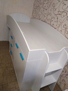 Каприз-11 Кровать-чердак с рисунком в Белом Яре - belyj-yar.katalogmebeli.com | фото 3