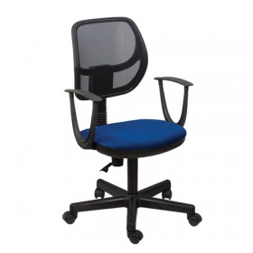 Кресло BRABIX Flip MG-305 (сине-черный) в Белом Яре - belyj-yar.katalogmebeli.com | фото 3