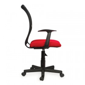 Кресло BRABIX Spring MG-307 (красно-черный) в Белом Яре - belyj-yar.katalogmebeli.com | фото 3