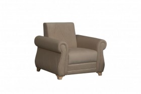 Кресло для отдыха "Порто" (велюр киви латте / микровельвет крем) в Белом Яре - belyj-yar.katalogmebeli.com | фото 1