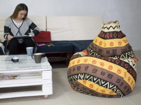 Кресло-груша Большое-Африка в Белом Яре - belyj-yar.katalogmebeli.com | фото 4