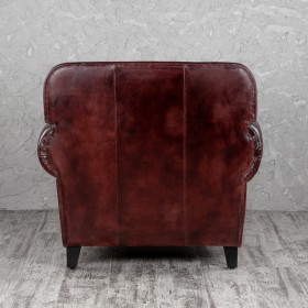 Кресло кожаное Элегант (Бордовый) в Белом Яре - belyj-yar.katalogmebeli.com | фото 5