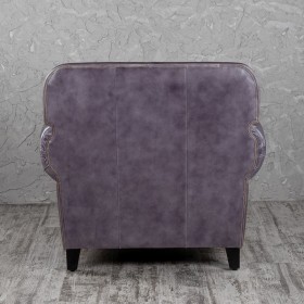 Кресло кожаное Элегант (Фиолетовый) в Белом Яре - belyj-yar.katalogmebeli.com | фото 7
