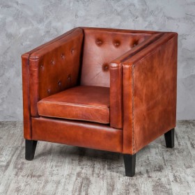 Кресло кожаное Лофт Аристократ (ширина 1100 мм) в Белом Яре - belyj-yar.katalogmebeli.com | фото 2