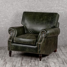 Кресло кожаное Лофт Аристократ (ширина 1070 мм) в Белом Яре - belyj-yar.katalogmebeli.com | фото 1
