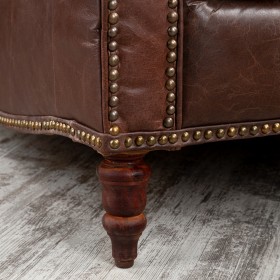 Кресло кожаное Лофт Аристократ (ширина 1100 мм) в Белом Яре - belyj-yar.katalogmebeli.com | фото 3
