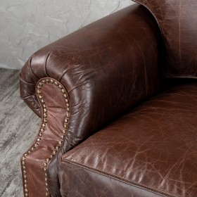 Кресло кожаное Лофт Аристократ (ширина 1100 мм) в Белом Яре - belyj-yar.katalogmebeli.com | фото 5