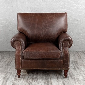 Кресло кожаное Лофт Аристократ (ширина 1100 мм) в Белом Яре - belyj-yar.katalogmebeli.com | фото 8
