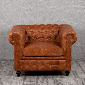 Кресло кожаное Лофт Честер (кожа буйвола) в Белом Яре - belyj-yar.katalogmebeli.com | фото 7