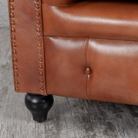 Кресло кожаное Лофт Честер (кожа) в Белом Яре - belyj-yar.katalogmebeli.com | фото 5