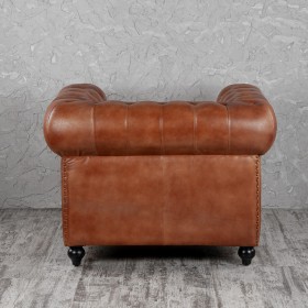 Кресло кожаное Лофт Честер (кожа) в Белом Яре - belyj-yar.katalogmebeli.com | фото 7