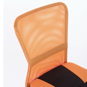 Кресло компактное BRABIX Smart MG-313 (черный, оранжевый) в Белом Яре - belyj-yar.katalogmebeli.com | фото 4