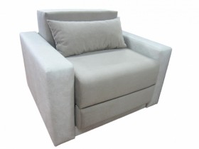 Кресло-кровать №2 (3Флок №2 капучино, 5 категория) в Белом Яре - belyj-yar.katalogmebeli.com | фото