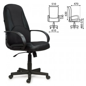 Кресло офисное BRABIX City EX-512 (черное) в Белом Яре - belyj-yar.katalogmebeli.com | фото