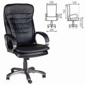 Кресло офисное BRABIX Omega EX-589 (черное) в Белом Яре - belyj-yar.katalogmebeli.com | фото 1