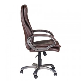 Кресло офисное BRABIX Omega EX-589 (коричневое) в Белом Яре - belyj-yar.katalogmebeli.com | фото 2