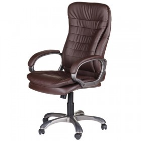 Кресло офисное BRABIX Omega EX-589 (коричневое) в Белом Яре - belyj-yar.katalogmebeli.com | фото 4