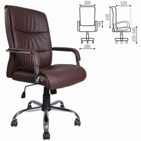 Кресло офисное BRABIX Space EX-508 (коричневый) в Белом Яре - belyj-yar.katalogmebeli.com | фото