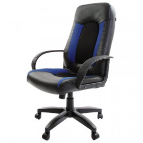 Кресло офисное BRABIX Strike EX-525 (сине-черный) в Белом Яре - belyj-yar.katalogmebeli.com | фото 5