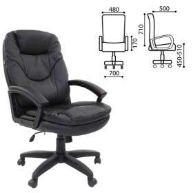 Кресло офисное BRABIX Trend EX-568 (черный) в Белом Яре - belyj-yar.katalogmebeli.com | фото 1