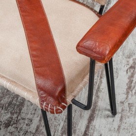 Кресло кожаное Лофт Честер (кожа) в Белом Яре - belyj-yar.katalogmebeli.com | фото 4