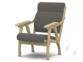 Кресло Вега-10 (бесцветный лак/ULTRA STONE) в Белом Яре - belyj-yar.katalogmebeli.com | фото