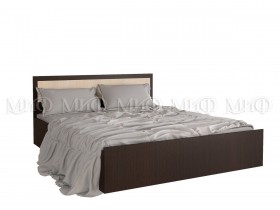 Кровать 1,4 Фиеста (Венге/Дуб беленый) в Белом Яре - belyj-yar.katalogmebeli.com | фото