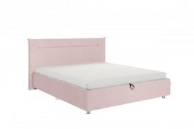 Кровать 1,6 Альба (Нежно-розовый велюр/под-мех) в Белом Яре - belyj-yar.katalogmebeli.com | фото