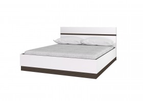Кровать 1,6м Вегас (Венге/Белый) в Белом Яре - belyj-yar.katalogmebeli.com | фото