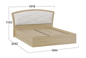 Кровать без ПМ «Сэнди» Тип 1 (без подъемного механизма) в Белом Яре - belyj-yar.katalogmebeli.com | фото 3