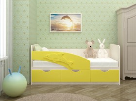 Кровать детская 1,6м Дельфин (Розовый металлик) в Белом Яре - belyj-yar.katalogmebeli.com | фото 3