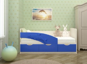 Кровать детская 1,6м Дельфин (Розовый металлик) в Белом Яре - belyj-yar.katalogmebeli.com | фото 7