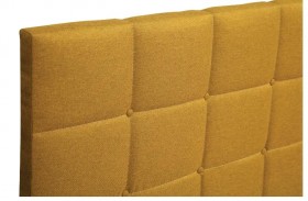 Кровать "Диана" ш. 1400 (Н=1010мм) (жаккард горчица) в Белом Яре - belyj-yar.katalogmebeli.com | фото 5
