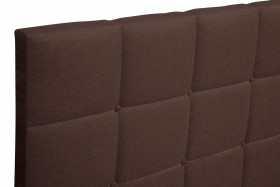 Кровать "Диана" ш. 1400 (Н=1010мм) (жаккард шоколад) в Белом Яре - belyj-yar.katalogmebeli.com | фото 5