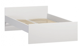 Кровать двухспальная Орион 1600мм белый в Белом Яре - belyj-yar.katalogmebeli.com | фото