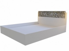 Кровать двуспальная 1,6м СЕЛЕНА EVO (Белый) в Белом Яре - belyj-yar.katalogmebeli.com | фото 1