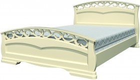 Кровать Грация-1 из массива сосны 1400*2000 Орех в Белом Яре - belyj-yar.katalogmebeli.com | фото 21