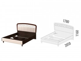Кровать Катрин 92.01 в Белом Яре - belyj-yar.katalogmebeli.com | фото 1