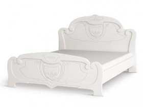 Кровать 1,6м Мария (Белый глянец) в Белом Яре - belyj-yar.katalogmebeli.com | фото 1