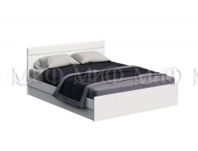 Кровать Нэнси New 1,4м (Белый/белый глянец) в Белом Яре - belyj-yar.katalogmebeli.com | фото