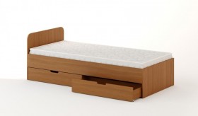 Кровать с ящиками 900 (Бук темный) в Белом Яре - belyj-yar.katalogmebeli.com | фото